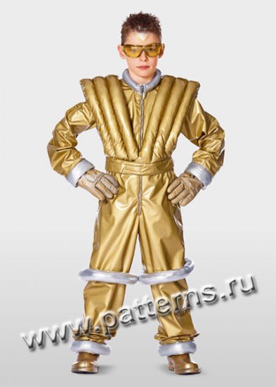 Выкройка Burda (Бурда) 2379 — Карнавальный костюм "Астронавт" - Кликните на картинке, чтобы закрыть