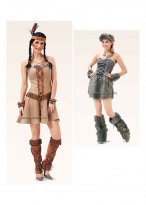 Выкройка Burda (Бурда) 2364 — Карнавальный костюм "Абориген"