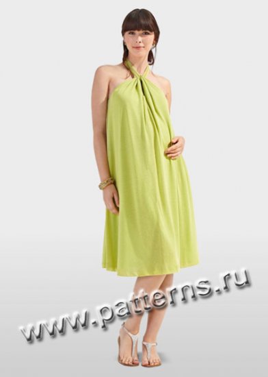 Выкройка Burda (Бурда) 7106 — Платье для будущей мамы (снята с производства) - Кликните на картинке, чтобы закрыть