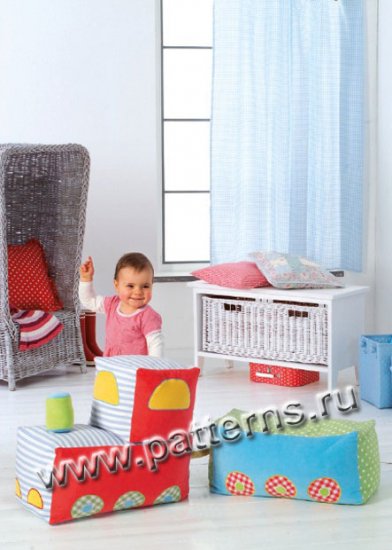 Выкройка Burda (Бурда) 9511 — Игрушки для детской комнаты (снята с производства) - Кликните на картинке, чтобы закрыть