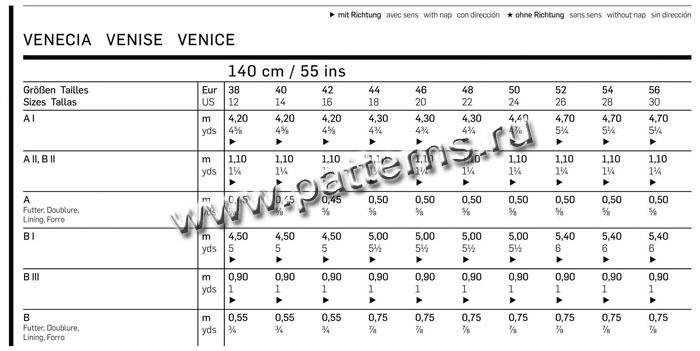 Выкройка Burda (Бурда) 2396 — Платье для Венецианского карнавала (снята с производства) - Кликните на картинке, чтобы закрыть