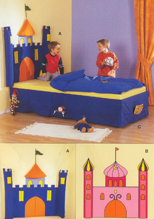 Выкройка Burda (Бурда) 8541 — Настенное украшение детской кровати (снята с производства) - Кликните на картинке, чтобы закрыть